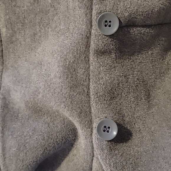 TULLE small baby doll style grey coat - Picture 4 of 7